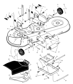 Part Location Diagram of 094765E700 Murray Bracket, Front Suspension